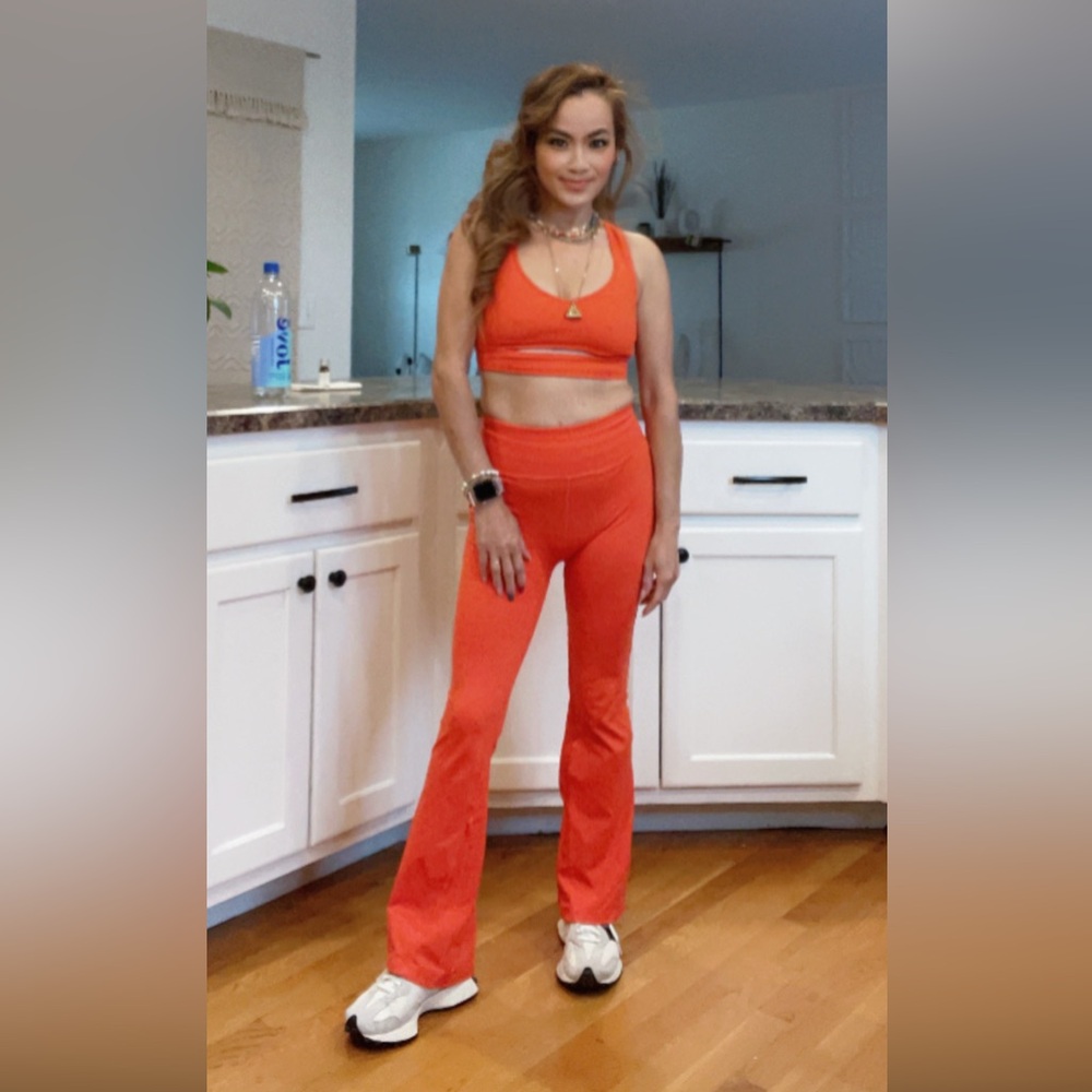 Vibrant Red Women's Jogger Set
